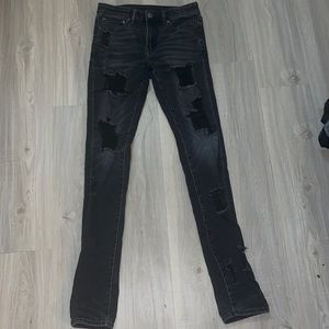 Mens American Eagle ripped skinny jeans